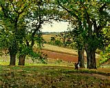 Famous Trees Paintings - The Chestnut Trees at Osny